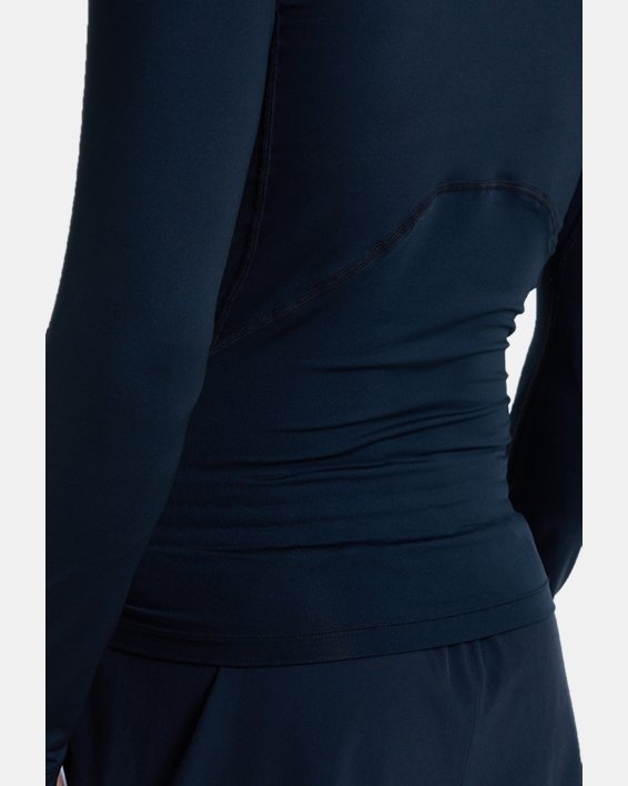 Men's HeatGear® Long Sleeve in Black image number 7